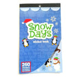 Bunt - Front - Stickerheft "Snow Days", weihnachtliches Design