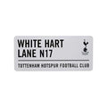 Weiß - Back - Tottenham Hotspur FC offizielles Straßenschild