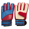 Weinrot-Himmelblau - Front - West Ham United FC - "Delta" Torhüter-Handschuhe für Kinder