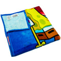 Leuchtend Blau-Bunt - Back - SpongeBob SquarePants - Badetuch