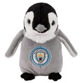 Himmelblau-Weiß - Front - Manchester City FC - Plüsch-Spielzeug, Pinguin