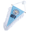 Himmelblau-Weiß - Side - Manchester City FC - Wimpel, Dreieck