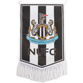 Schwarz-Weiß - Back - Newcastle United FC - Wimpel, Mini