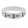 Weiß - Front - Tottenham Hotspur FC offizielles Silikon-Armband