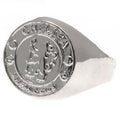 Silber - Front - Chelsea FC - Wappen - Ring, Versilbert