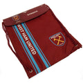 Weinrot-Blau-Gold - Back - West Ham United FC - Turnbeutel, Mit Streifen