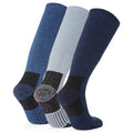 Sternennacht-Blaubeere-Eisblau - Back - TOG24 - "Villach" Socken für Damen - Wandern(3er-Pack)