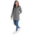 Dunkelgrau Marl - Lifestyle - TOG24 - "Keld" Softshelljacke Lang für Damen