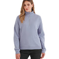 Verblichenes Lila - Side - TOG24 - "Caldene" Sweatshirt mit kurzem Reißverschluss für Damen