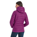 Beeren Violett - Back - TOG24 - "North" Kapuzenjacke RDS für Damen