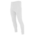 Weiß - Side - FLOSO Herren Thermo-Unterhose, lang