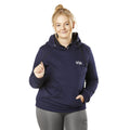 Marineblau-Silber - Front - Firefoot - "Bainbridge" Kapuzenpullover für Damen