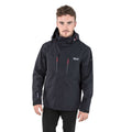 Schwarz - Side - Trespass Oswalt DLX Herren Jacke wasserfest