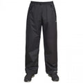 Schwarz - Front - Trespass Herren Regenhose Toliland, wasserfest, winddicht