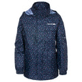 Marineblau Dot - Front - Trespass Kinder Mac Jacke Totam