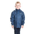 Marineblau Dash - Side - Trespass Kinder Mac Jacke Totam