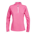 Hi-Vis Pink - Front - Trespass Damen Ollog Fleece-Top mit Reißverschluss bis zur Brust