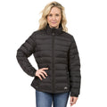 Schwarz - Side - Trespass Womens-Damen Letty Daunen Jacke mit Reißverschluss