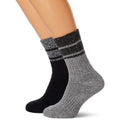 Schwarz-Grau meliert - Lifestyle - Trespass Herren Hitched Wandersocken - Sportsocken, 2er-Pack