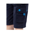 Marineblau - Side - Trespass Jungen Marty Cargo Shorts