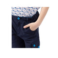 Marineblau - Pack Shot - Trespass Jungen Marty Cargo Shorts