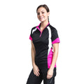 Schwarz - Side - Trespass Damen Harpa Kurzarm Cycling Top