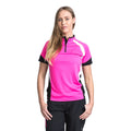 Leuchtend Pink - Side - Trespass Damen Harpa Kurzarm Cycling Top