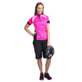 Leuchtend Pink - Pack Shot - Trespass Damen Harpa Kurzarm Cycling Top