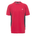 Rot - Front - Trespass Herren Reptia Kurzärmliges Quick Dry Active T-Shirt