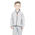 Grau meliert - Side - Trespass Jungen Fleecejacke Mario