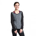 Grau meliert - Side - Trespass Damen Active Top Miso, langärmlig