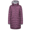 Brombeere - Front - Trespass Damen Steppjacke Homely lange Länge