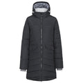 Schwarz - Front - Trespass Damen Steppjacke Homely lange Länge