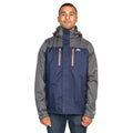 Marineblau - Side - Trespass Herren Wooster Jacke, wasserfest