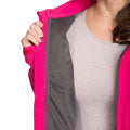 Pink - Close up - Trespass Damen Softshell-Jacke Lorina, wasserfest