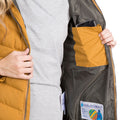 Goldbraun - Close up - Trespass Damen Steppjacke Nadina, wasserfest