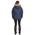 Marineblau - Side - Trespass Damen Steppjacke Nadina, wasserfest