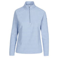 Denimblau - Front - Trespass Damen Fleece-Top Meadows mit Reißverschluss bis zur Brust