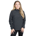 Anthrazit - Back - Trespass Damen Fleece-Top Meadows mit Reißverschluss bis zur Brust