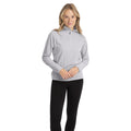 Platin - Side - Trespass Damen Fleece-Top Meadows mit Reißverschluss bis zur Brust