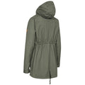 Moosgrün - Back - Trespass Damen Regenjacke Amanita mit Kapuze