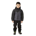 Schwarz - Side - Trespass Kinder Steppjacke Oskar