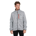 Grau meliert - Back - Trespass Herren Fleecejacke Bingham