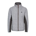 Platin - Front - Trespass Herren Fleecejacke Templetonpeck