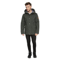 Olive - Side - Trespass Herren Jacke Destroyer