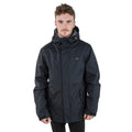 Schwarz - Pack Shot - Trespass Herren Jacke Enthusiasts mit Kapuze, wasserfest