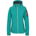 Meeresgrün - Front - Trespass Damen Softshelljacke Landry wasserdicht