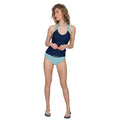 Marineblau - Back - Trespass Damen Tankini-Top Winona