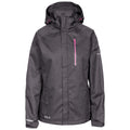 Schwarz meliert - Front - Trespass Damen Regenjacke Tiya DLX