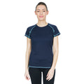 Marineblau - Side - Trespass Damen Sport-T-Shirt Viktoria